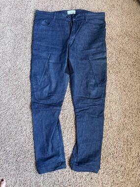 Stone Island Type-SL Dark Wash Cargo Denim Jeans (Size W34)